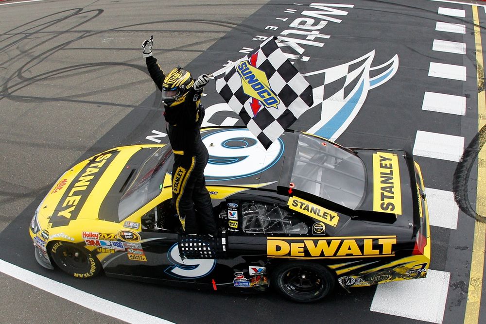 Race winner Marcos Ambrose