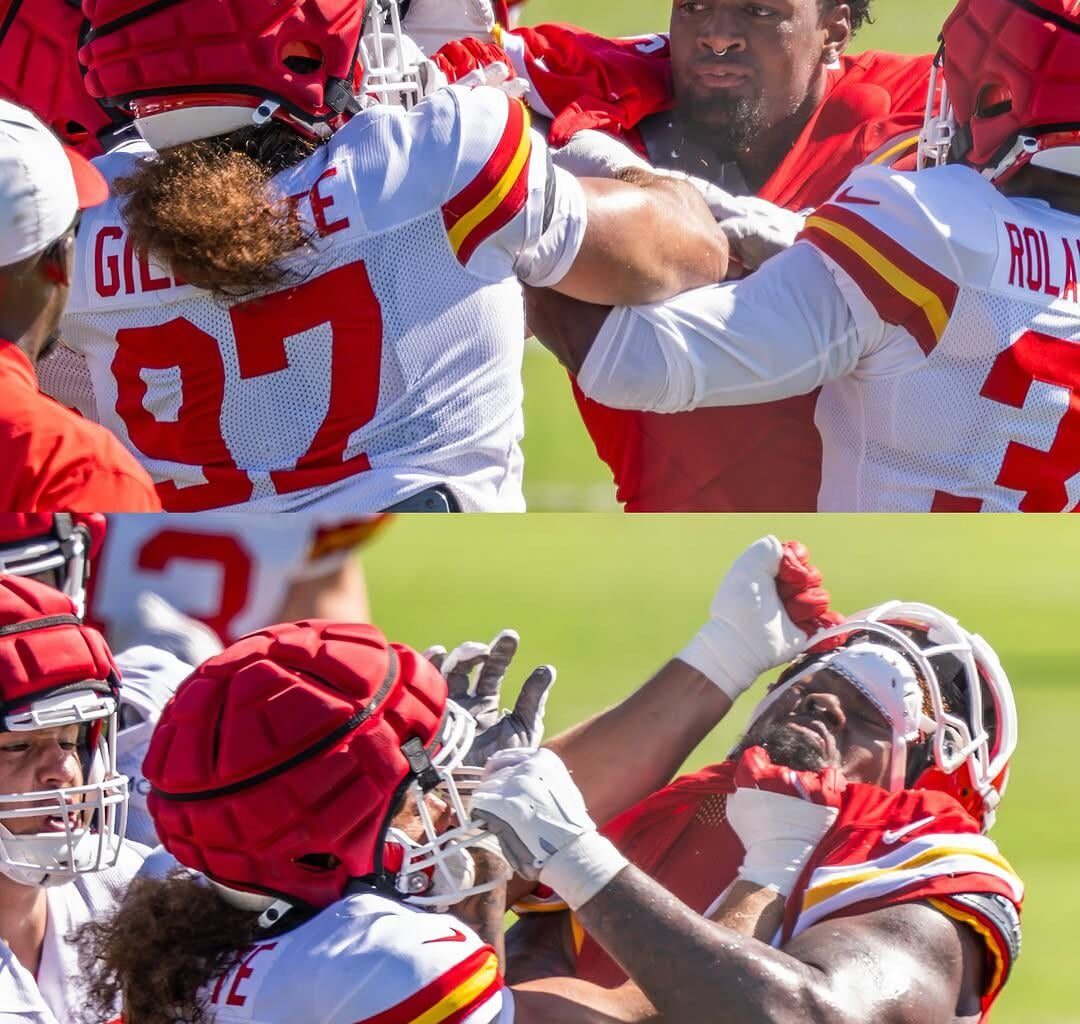 Josh Simmons and Ashton Gillotte Scuffle