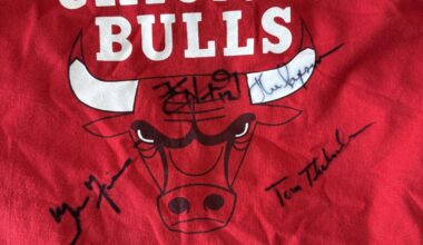 My wife’s Rose shirt with a bunch of signatures. Anyone want to guess which ones?