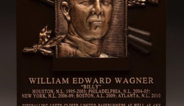 The plaques of the 2025 Baseball Hall of Fame inductees