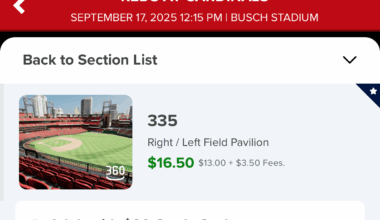 The Cardinals are now paying fans to attend games ($16.50 tickets w/ $20 Cards Cash)