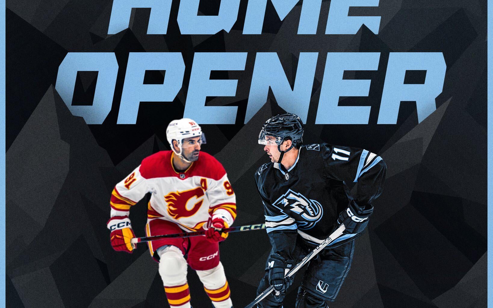 The home opener for the Utah Mammoth will be played on Oct. 15 against the Calgary Flames. Tusks Up!