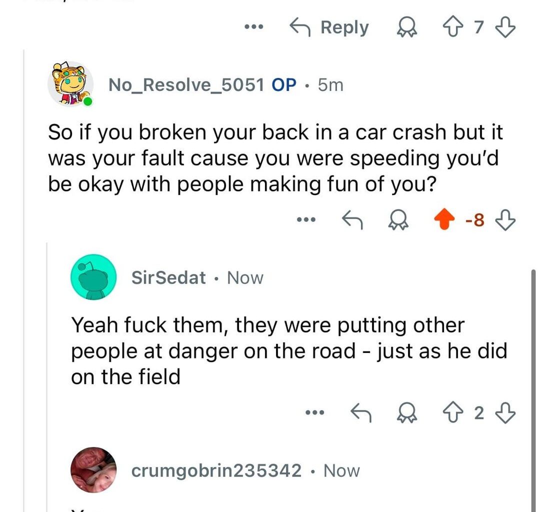 Yall might be right about us. I apologize on their behalf.