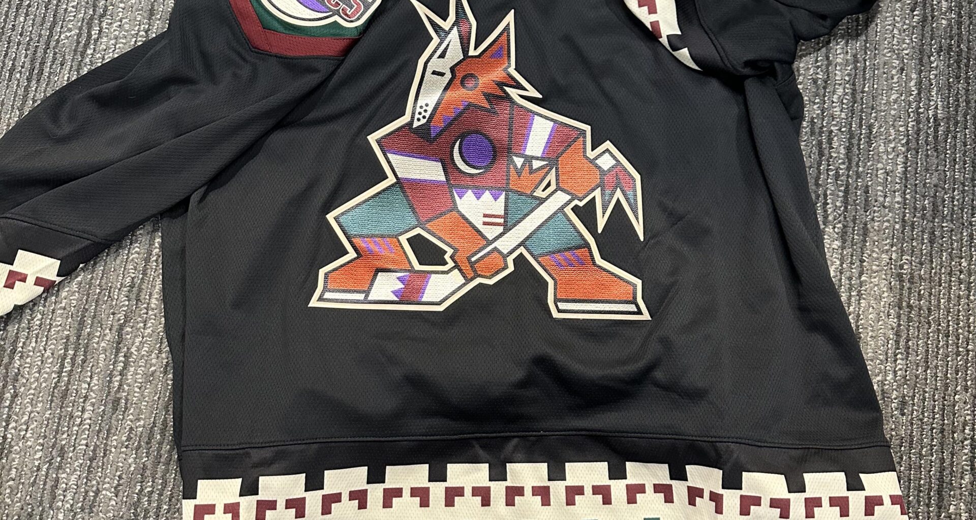 Utah fan reping Yotes