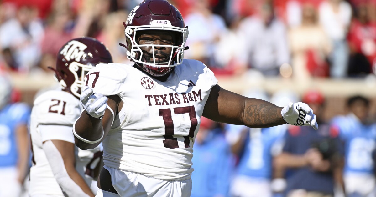 Aggie DL lands spot on 2025 Allstate Wuerffel Trophy Preseason Watch List