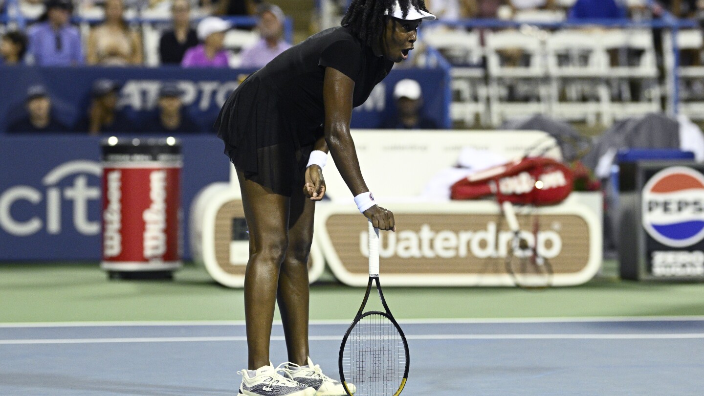 Venus Williams loses to Magdalena French in Washington