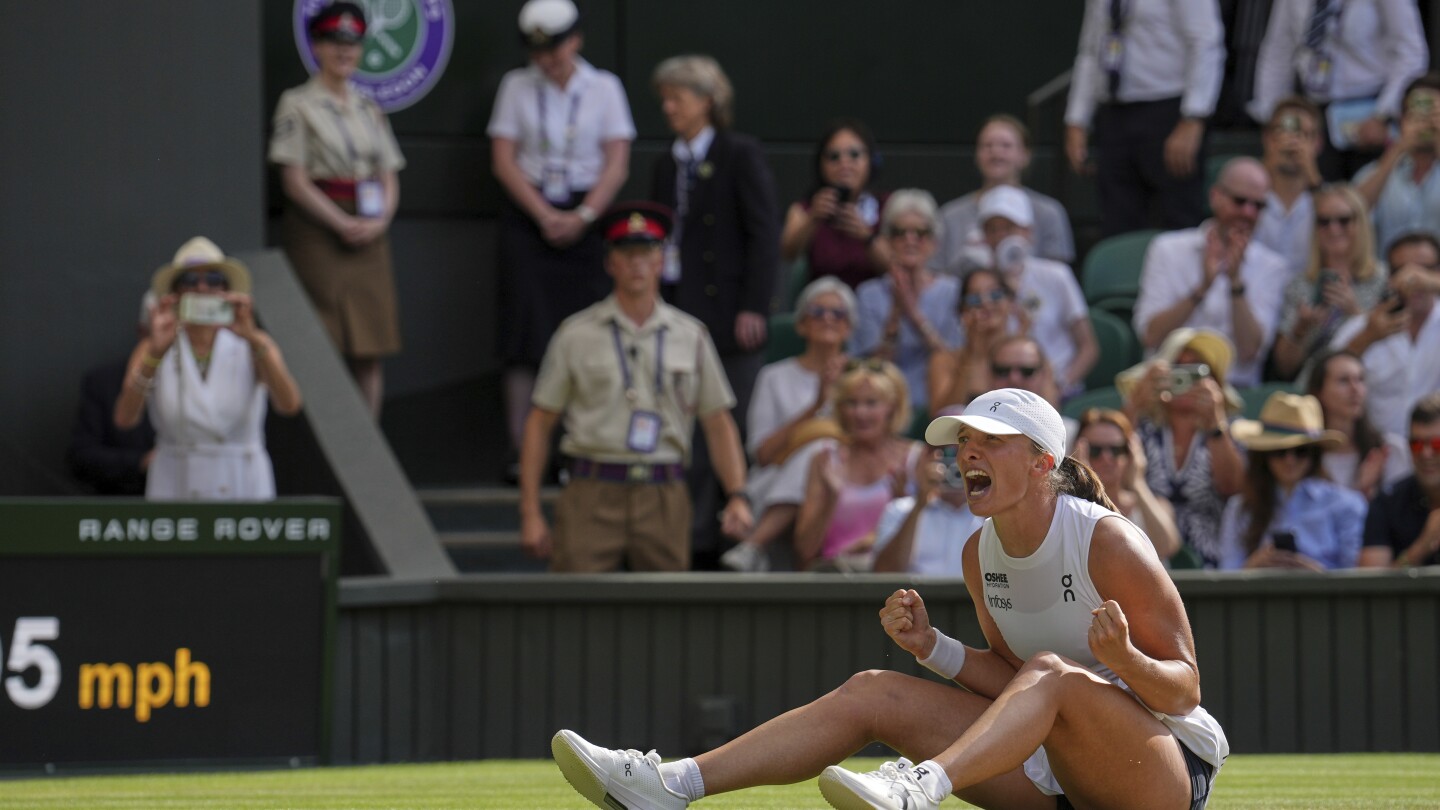Swiatek's 6-0, 6-0 win over Anisimova earns Wimbledon title