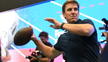 Eli Manning taps out of buying a piece of the Giants, calling it "too expensive"