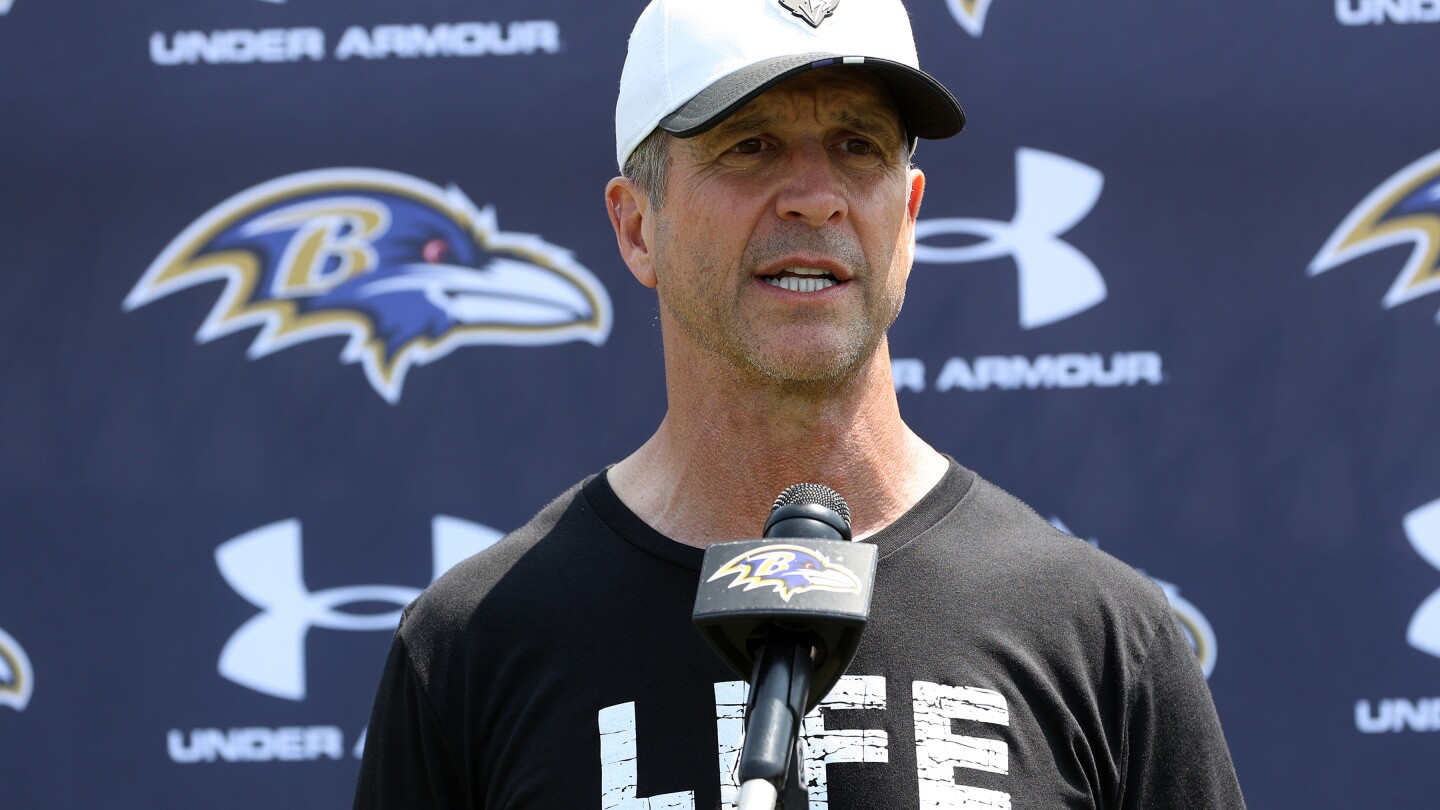 John Harbaugh takes issue of reporter's framing of question regarding White House visit