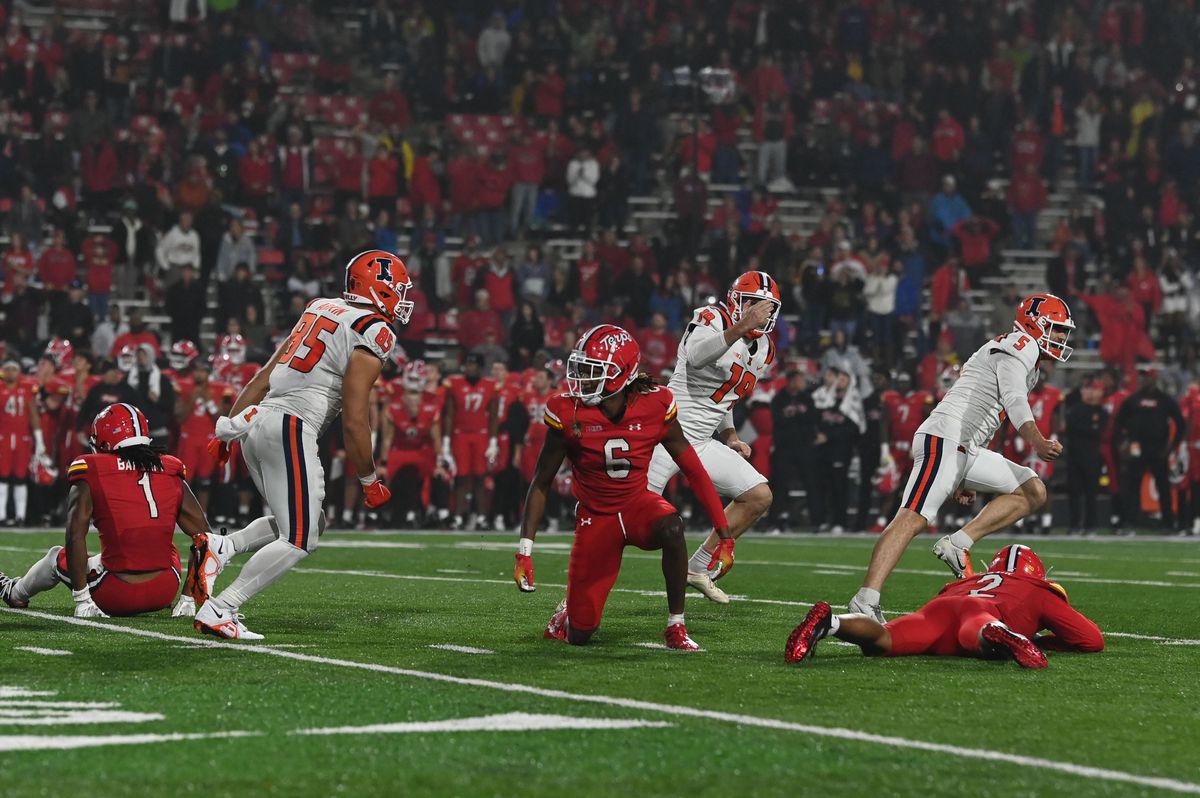 NCAA Football: Illinois at Maryland