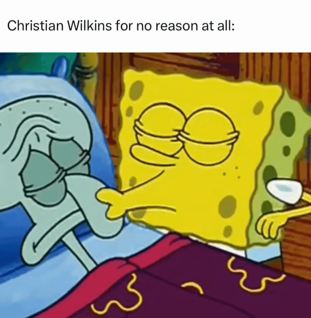 Did not have this on my NFL bingo card