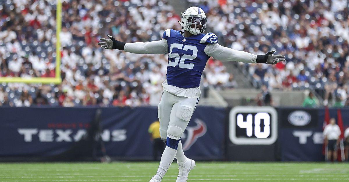 Samson Ebukam is ready to get rolling again with the Colts