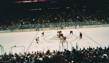 Jackets vs Ducks on disposable film from this past season!