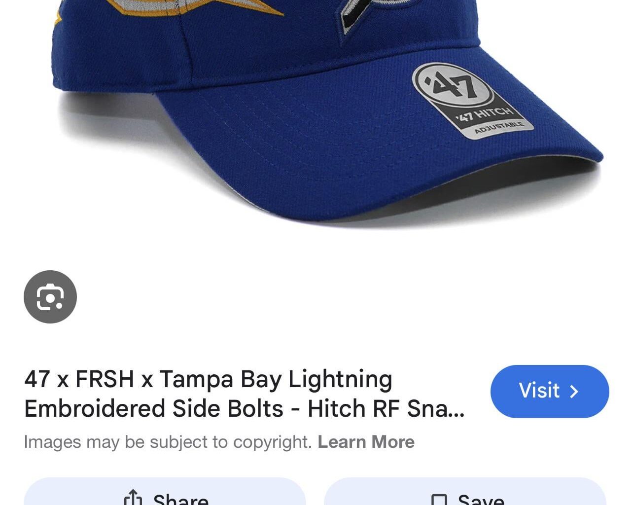 Tampa Bay Lightning Hat