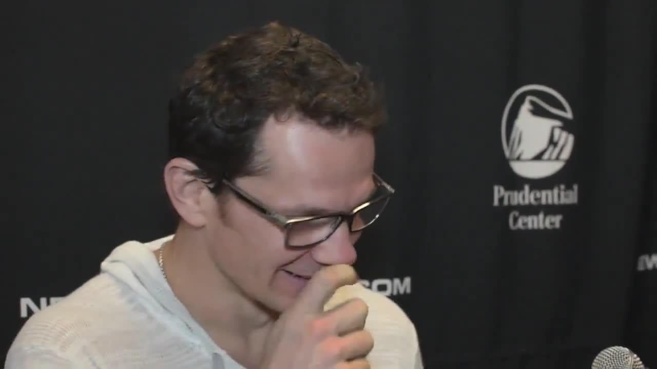 Patrik Elias speaks on skating with his hometown Idol Jaromir Jagr in New Jersey