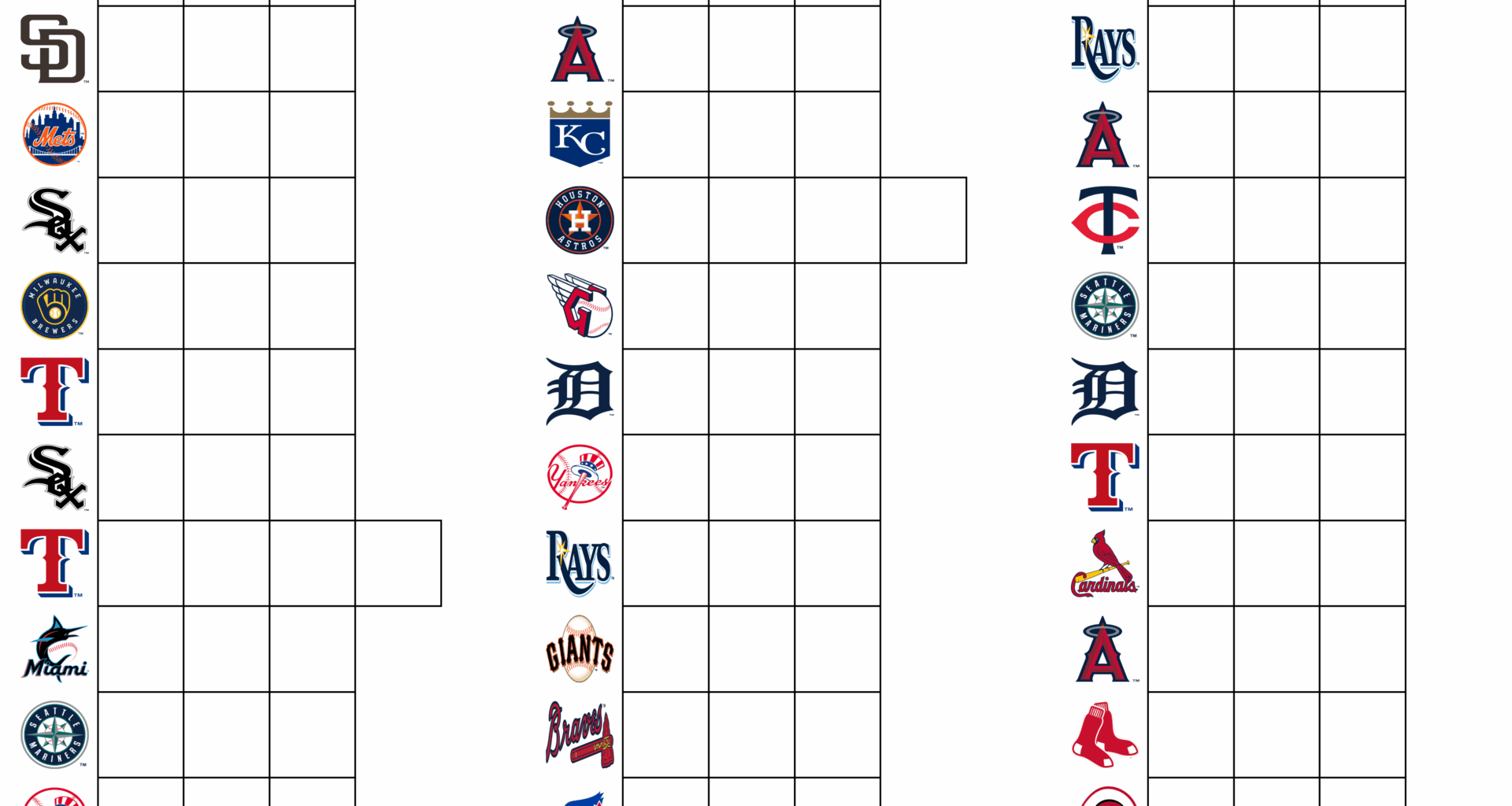 Made a printable 2025 Athletics season tracker for you guys!
