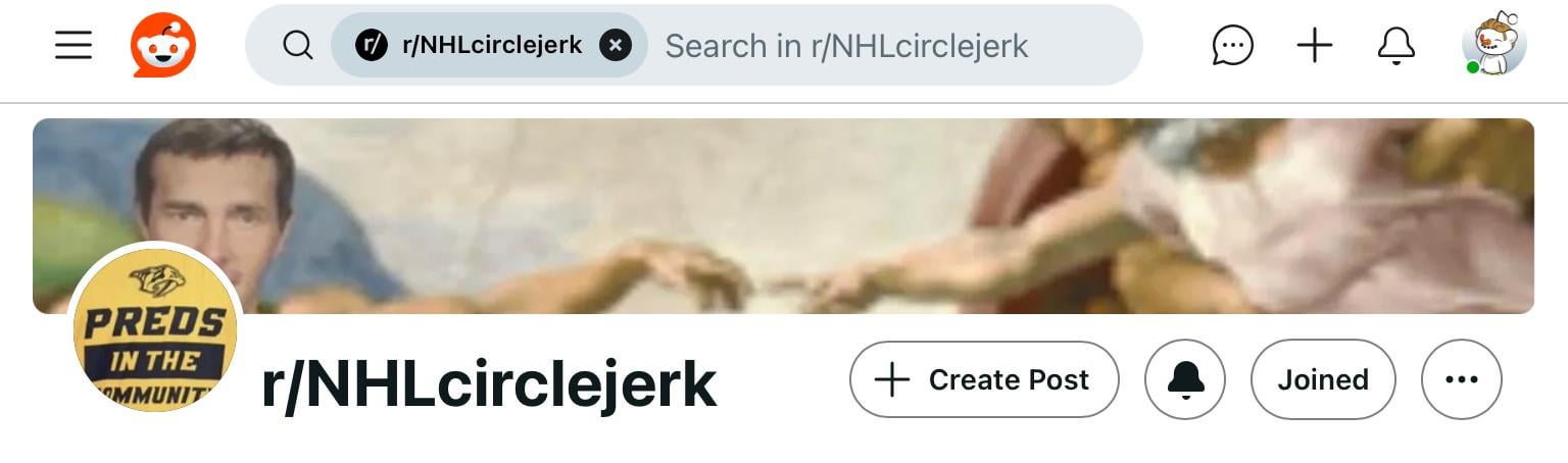 We’ve officially replaced the “Edmonton Losers” as the cover photo of NHL circle jerk.