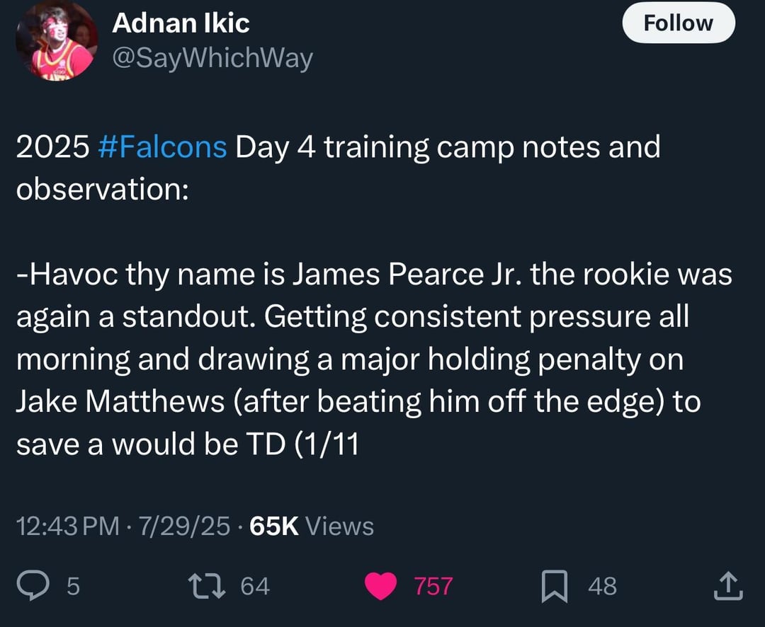 Starting to get really excited about James Pearce.