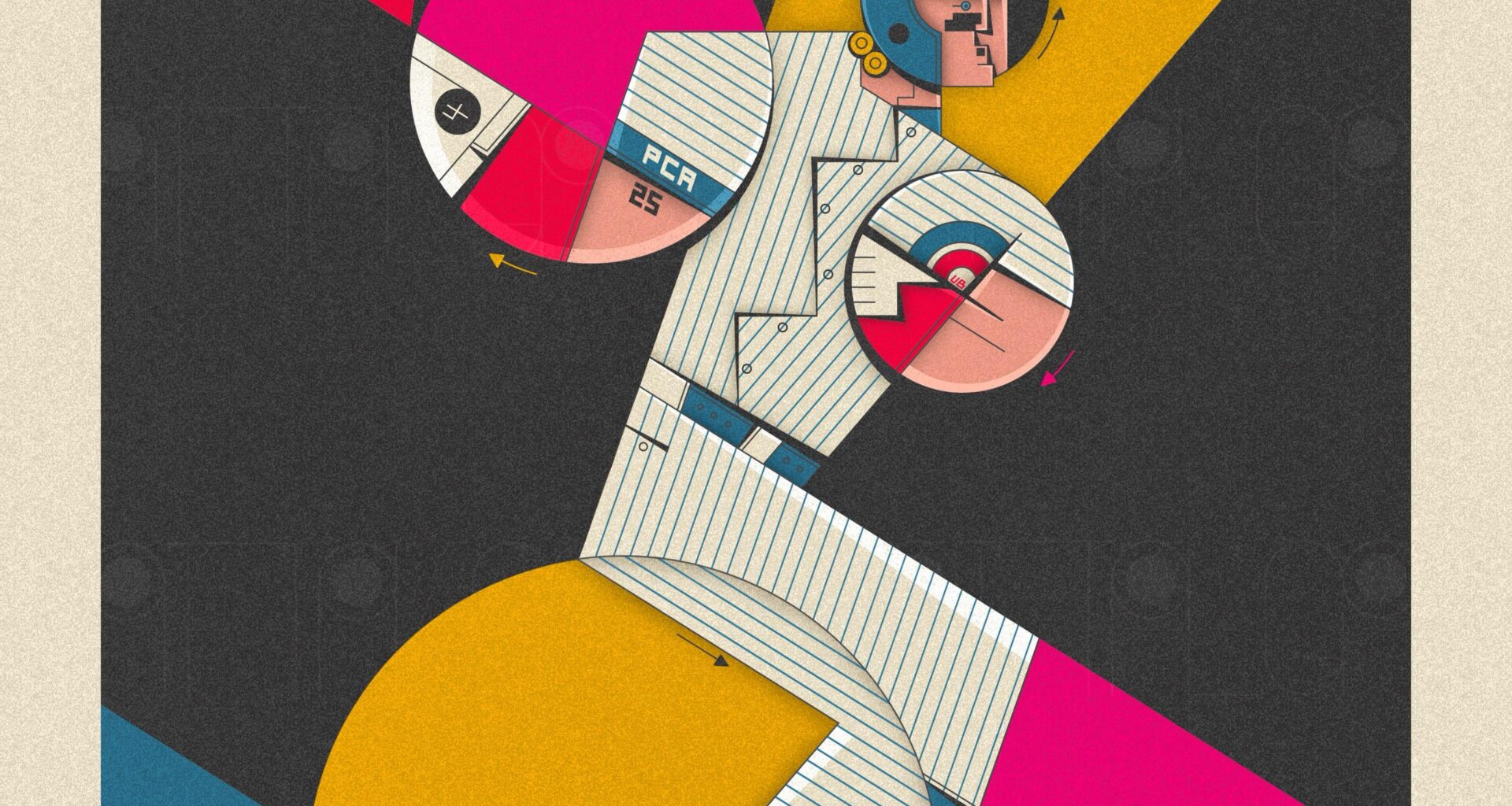 Just finished this Cubs piece. Not saying who the player is. I’ll leave it to the viewer to figure out. Shouldn’t be too hard! Let me know your thoughts! Whether you like it or hate it! It’s Reddit so I’m fair game. My style is a mixture of Bauhaus, cubism,art deco…