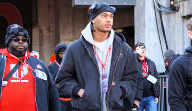 Chris Henry Jr. was at Ohio Stadium to watch the Ohio State Buckeyes take on the Michigan Wolverines in an NCAA football game on Saturday Nov. 30, 2024.