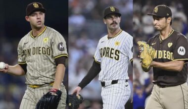 Padres Starting Pitchers vs. the Dodgers: Friday: Michael King, Saturday: Dylan Cease, & Sunday: Yu Darvish