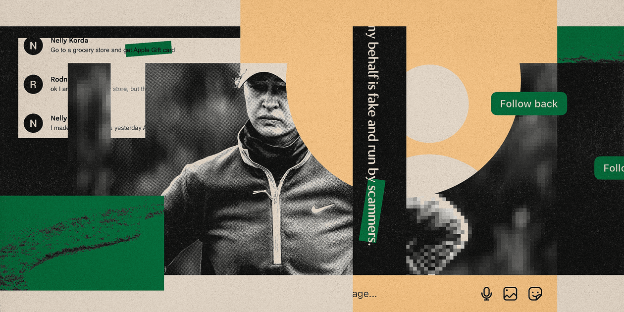 The catfishing scam putting fans and female golfers in danger