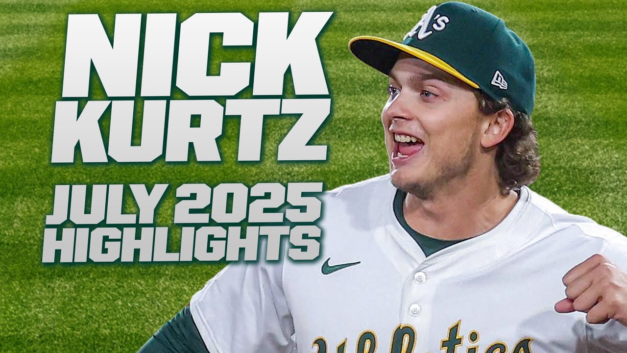 Did Nick Kurtz's HUGE July rocket him to lead the AL Rookie of the Year race? (4 HR game, .395 AVG!)