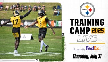 Watch Steelers Practice on July 31 | Training Camp Live | Pittsburgh Steelers