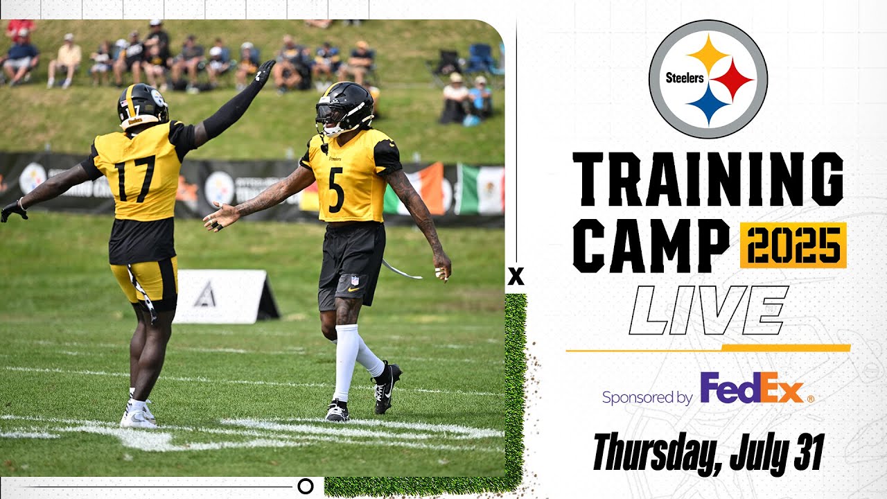 Watch Steelers Practice on July 31 | Training Camp Live | Pittsburgh Steelers