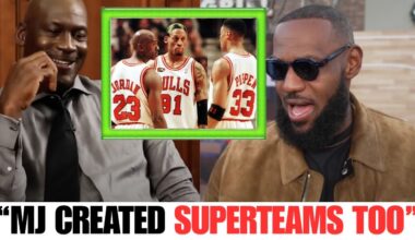 Lebron James CLAIMS Michael Jordan Chicago Bulls Were A Superteam In The 90s'!