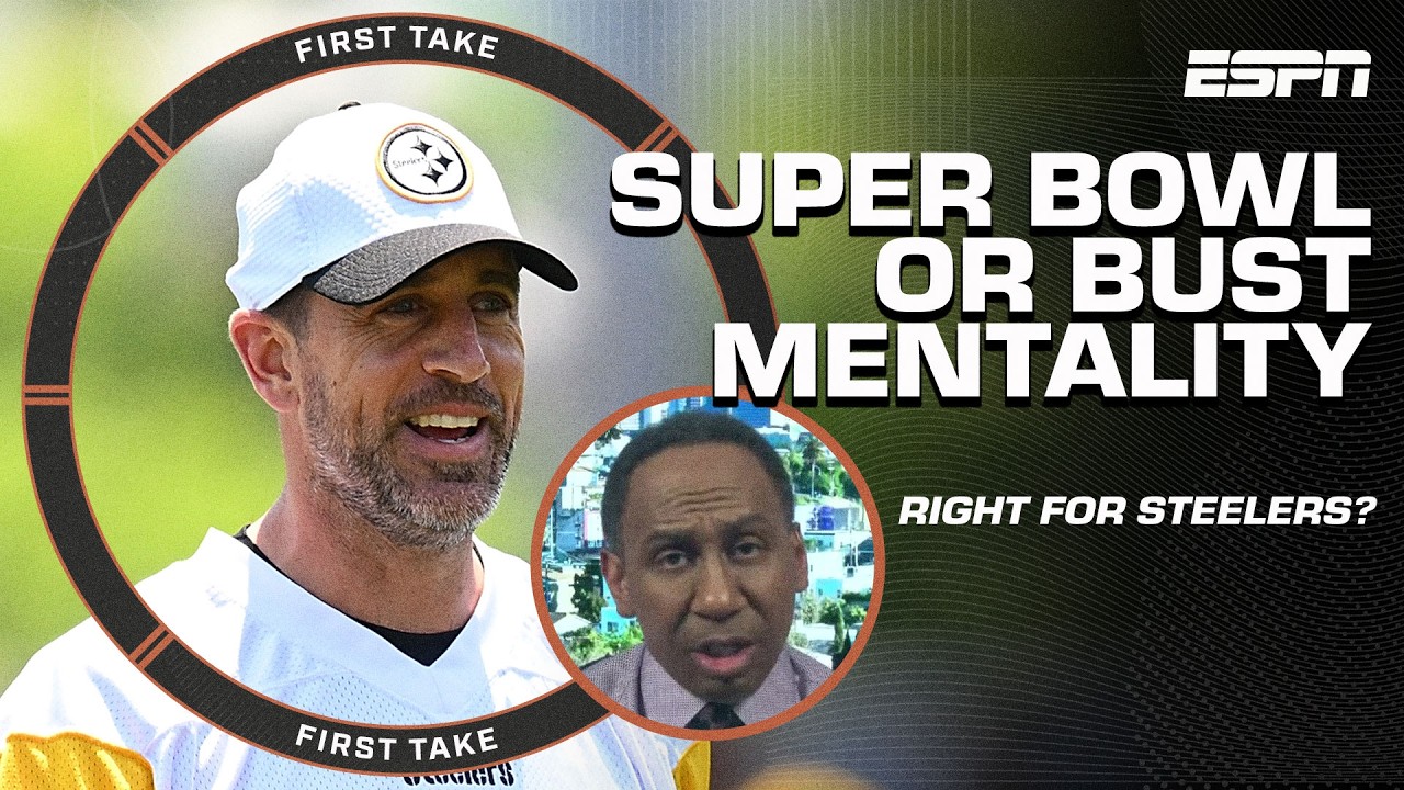 Super Bowl REALISTIC for the new-look Steelers? 🤔 'PEOPLE WILL QUESTION' - Stephen A. | First Take