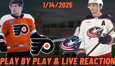 Columbus Blue Jackets vs Philadelphia Flyers Live Reaction | NHL | 1/14 | Blue Jackets vs Flyers