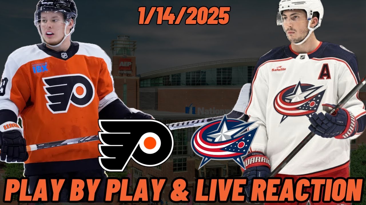 Columbus Blue Jackets vs Philadelphia Flyers Live Reaction | NHL | 1/14 | Blue Jackets vs Flyers