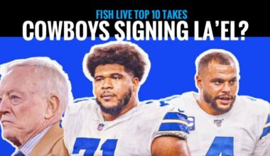 #DallasCowboys Fish Report LIVE: Sign La'el Collins!? Top 10 Takes from Oxnard