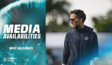 Coach Mike McDaniel meets with the media | Miami Dolphins