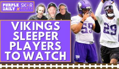 Minnesota Vikings SLEEPER players to watch at training camp