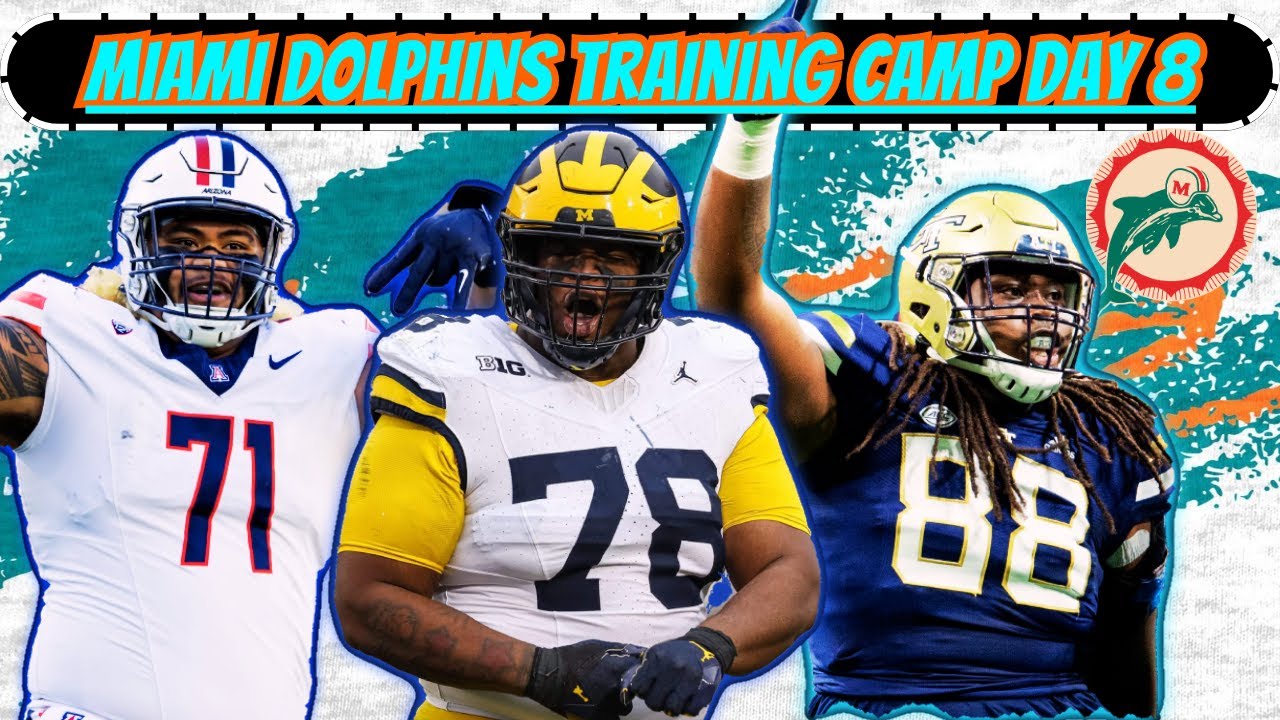 Miami Dolphins Training Camp Day 8 | Rookies are Standing Out