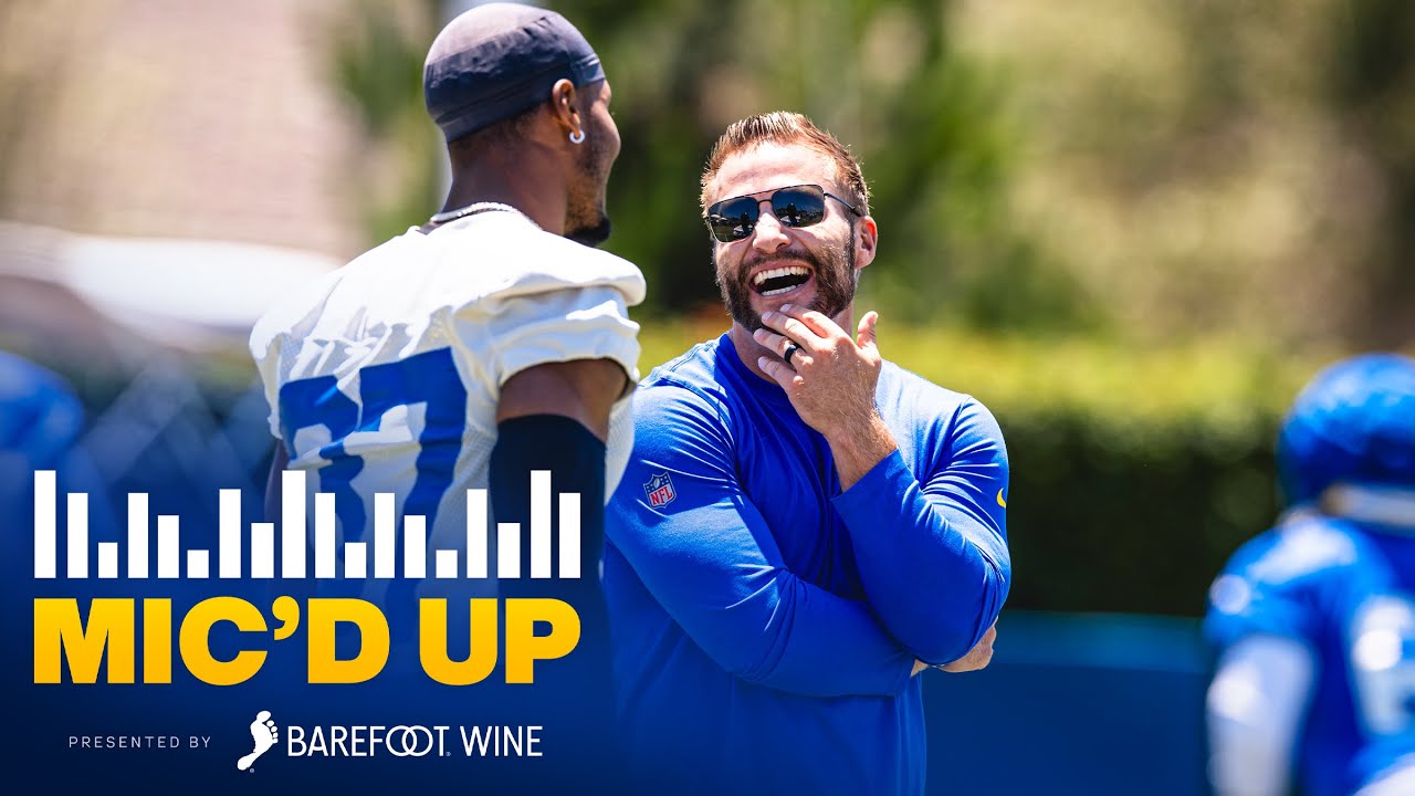 Sean McVay Mic’d Up At Rams Training Camp “Tae! Way To Go Up & Get It!”