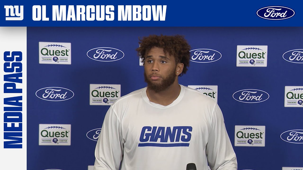 Marcus Mbow on Going Up Against Abdul Carter at Practice | New York Giants