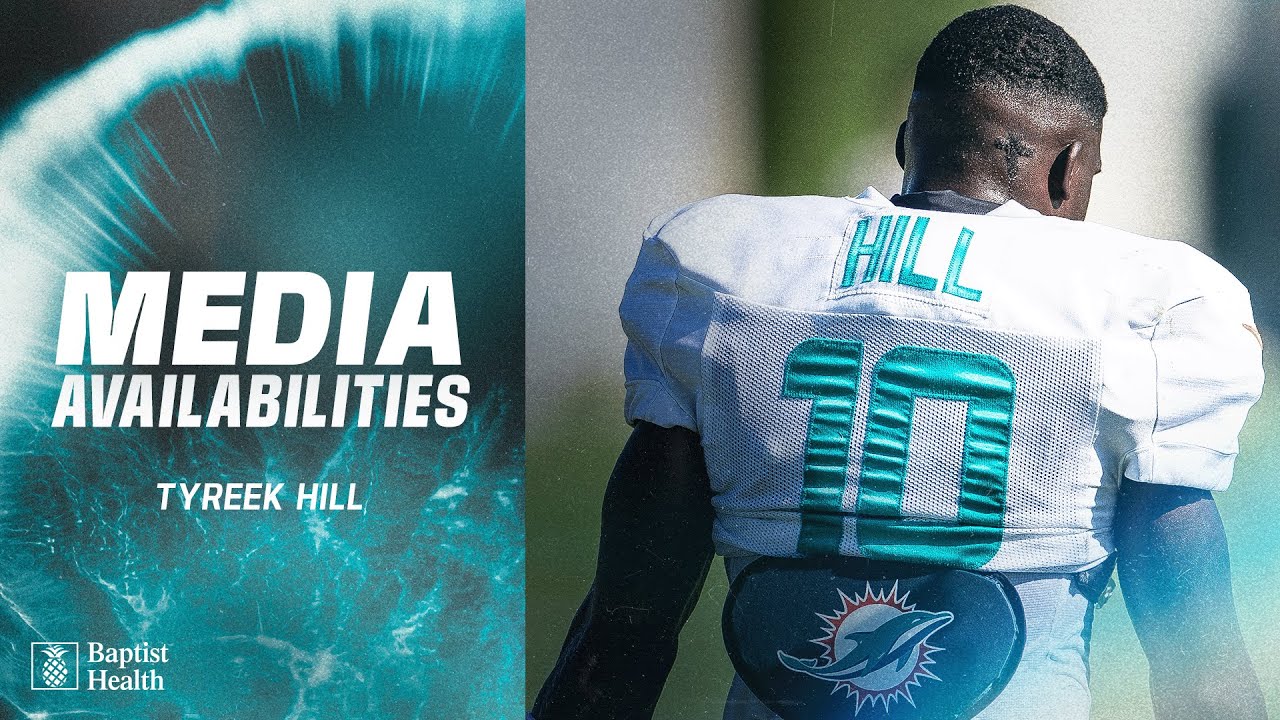 Tyreek Hill meets with the media | Miami Dolphins