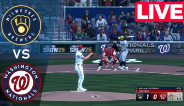 MLB LIVE🔴 Washington Nationals vs Milwaukee Brewers - Aug 1, 2025 | Full Game MLB 2025 EN VIVO