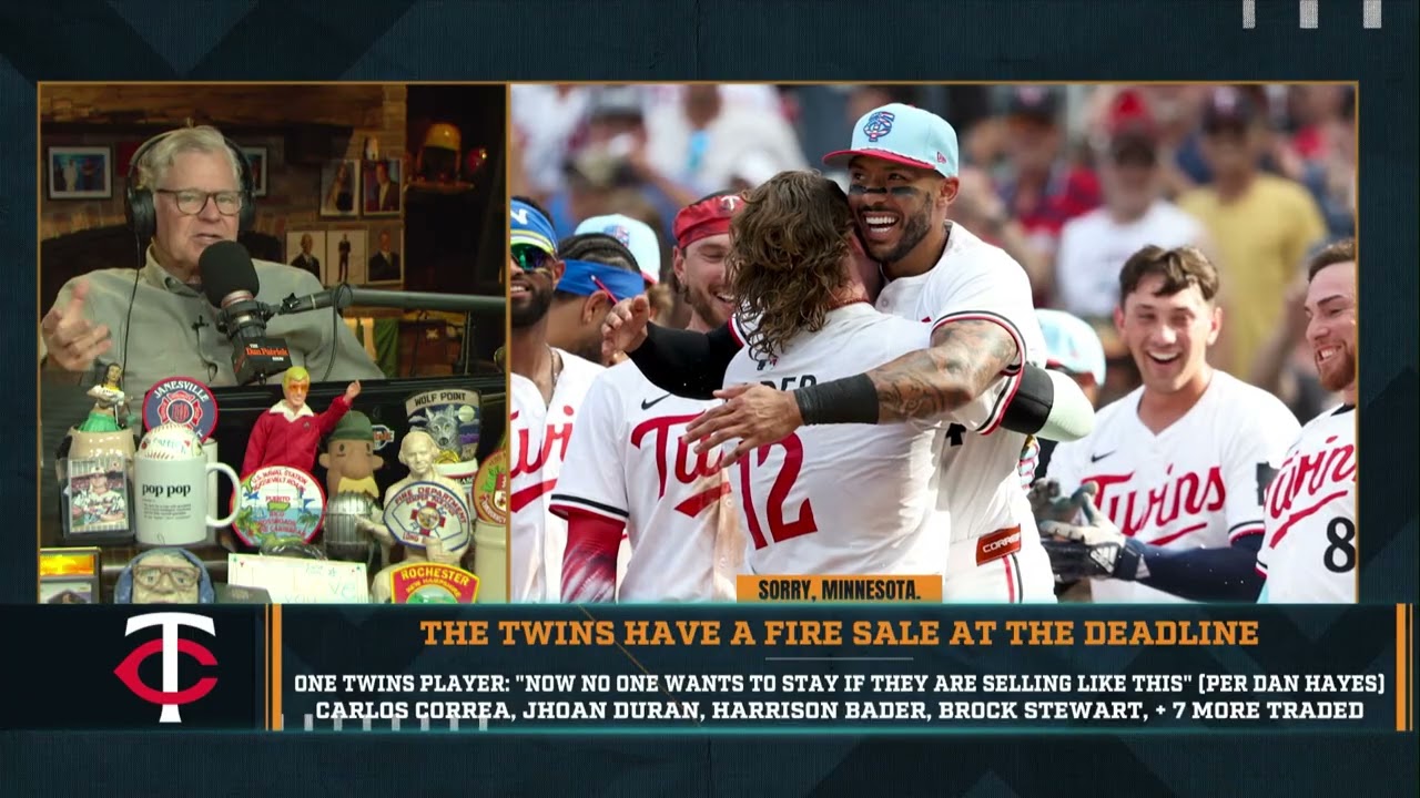 Dan Patrick Reacts To Twins Fire Sale At Trade Deadline | 8/1/25