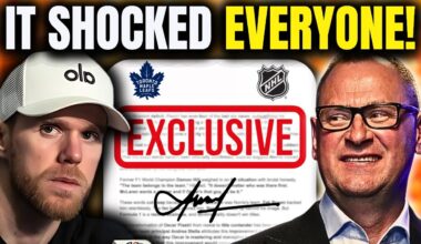 3 MINS AGO: Connor McDavid BREAKS SILENCE on Toronto Buzz...