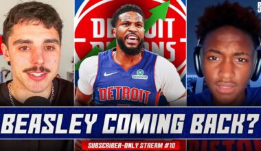 Beasley Return?! Cade Ranked 5th in the East? ESPN's crazy grade for Detroit | Sub-Only Stream #10