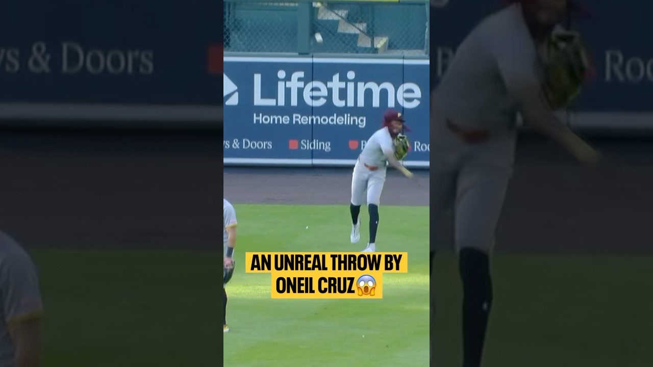 AN UNREAL THROW BY ONEIL CRUZ