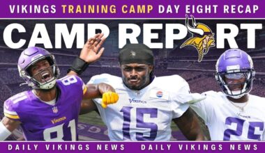 Vikings Training Camp Day 8 Recap & Highlights - Offense Shows Up, Lucky Jackson Balling Out