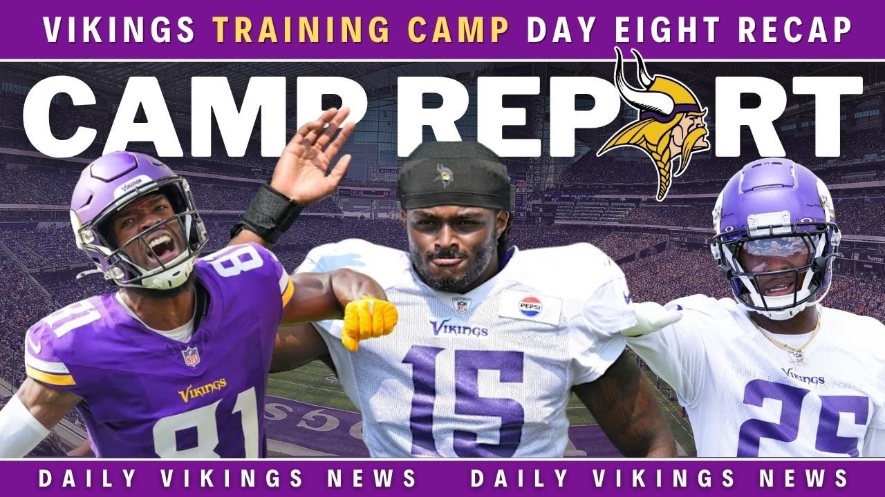 Vikings Training Camp Day 8 Recap & Highlights - Offense Shows Up, Lucky Jackson Balling Out