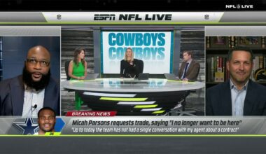 MICAH PARSONS TRADE REQUEST REACTION 👀 Swagu LOSES IT on Jerry Jones & Cowboys | NFL Live