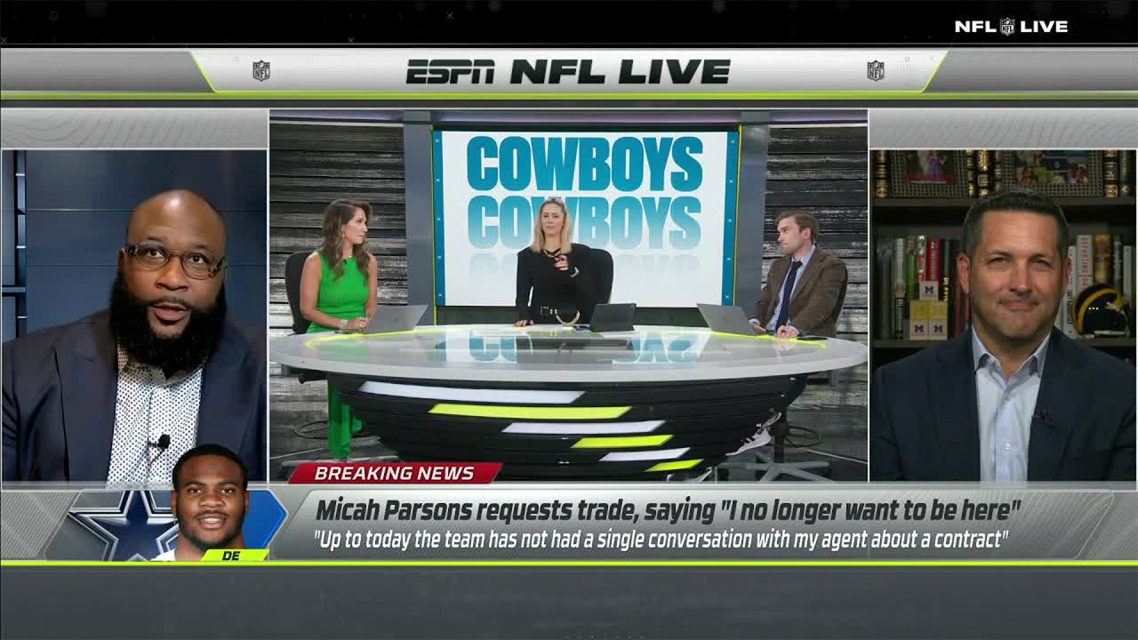 MICAH PARSONS TRADE REQUEST REACTION 👀 Swagu LOSES IT on Jerry Jones & Cowboys | NFL Live
