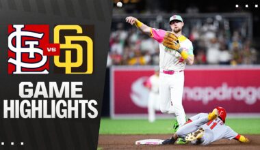 Cardinals vs. Padres Game Highlights (8/1/25) | MLB Highlights